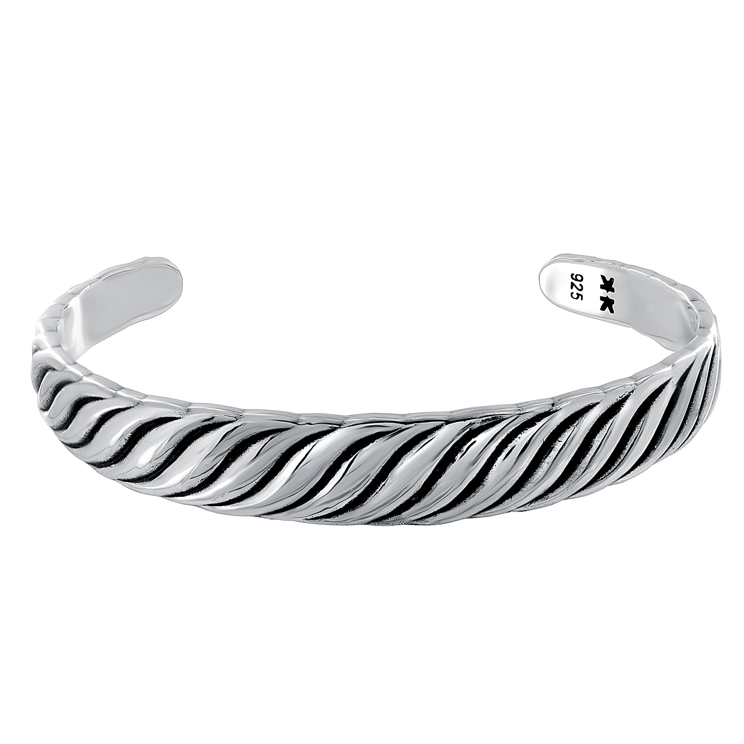 Cuff Bangle - Waves – Man Cave Jewelry