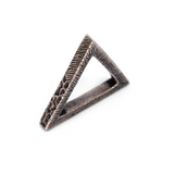 Pendant - Triangle Brass Tiger