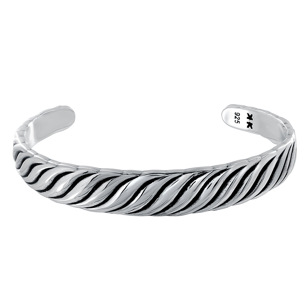 Cuff Bangle - Waves – Man Cave Jewelry