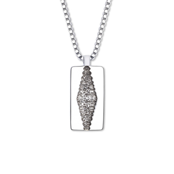 Pendant Fracture sterling silver