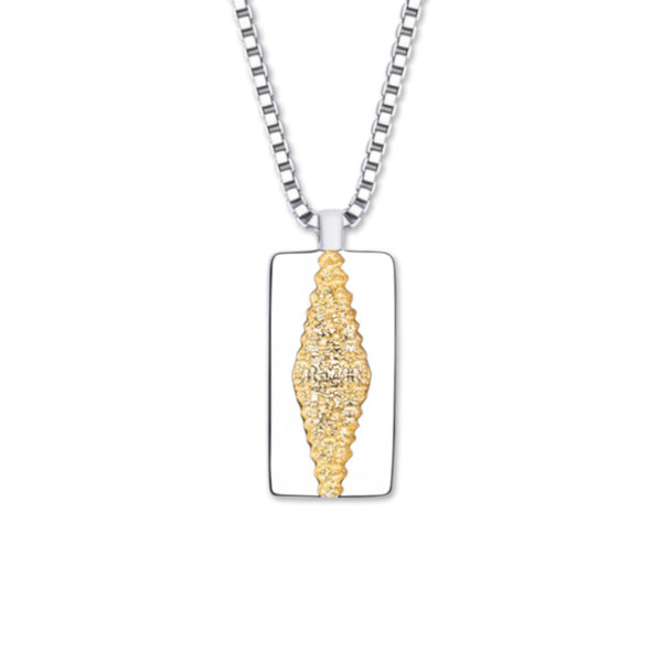 Pendant Fracture - gold plating 18K