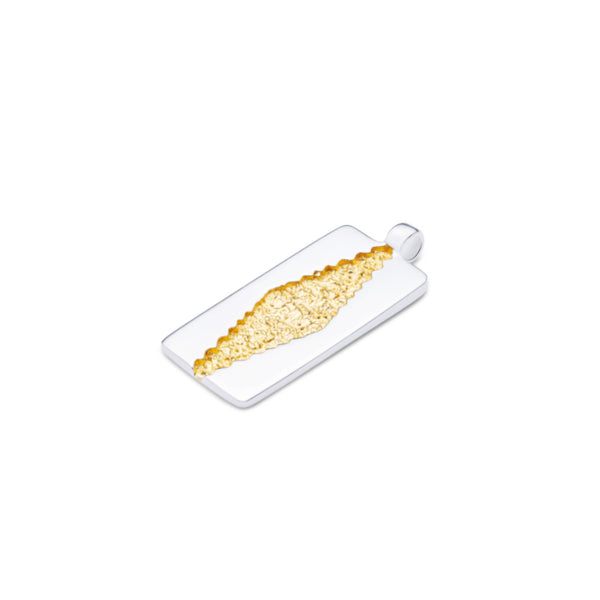 Pendant Fracture - gold plating 18K