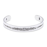 Bangle Fracture - Sterling silver