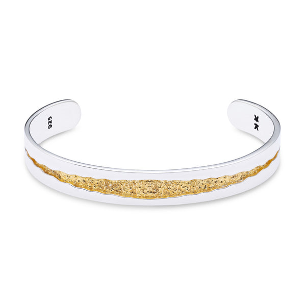 Bangle Fracture - Gold Plated