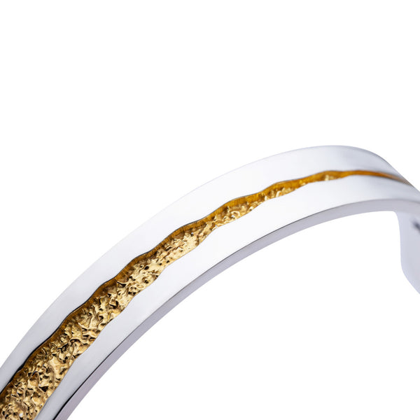 Bangle Fracture - Gold Plated