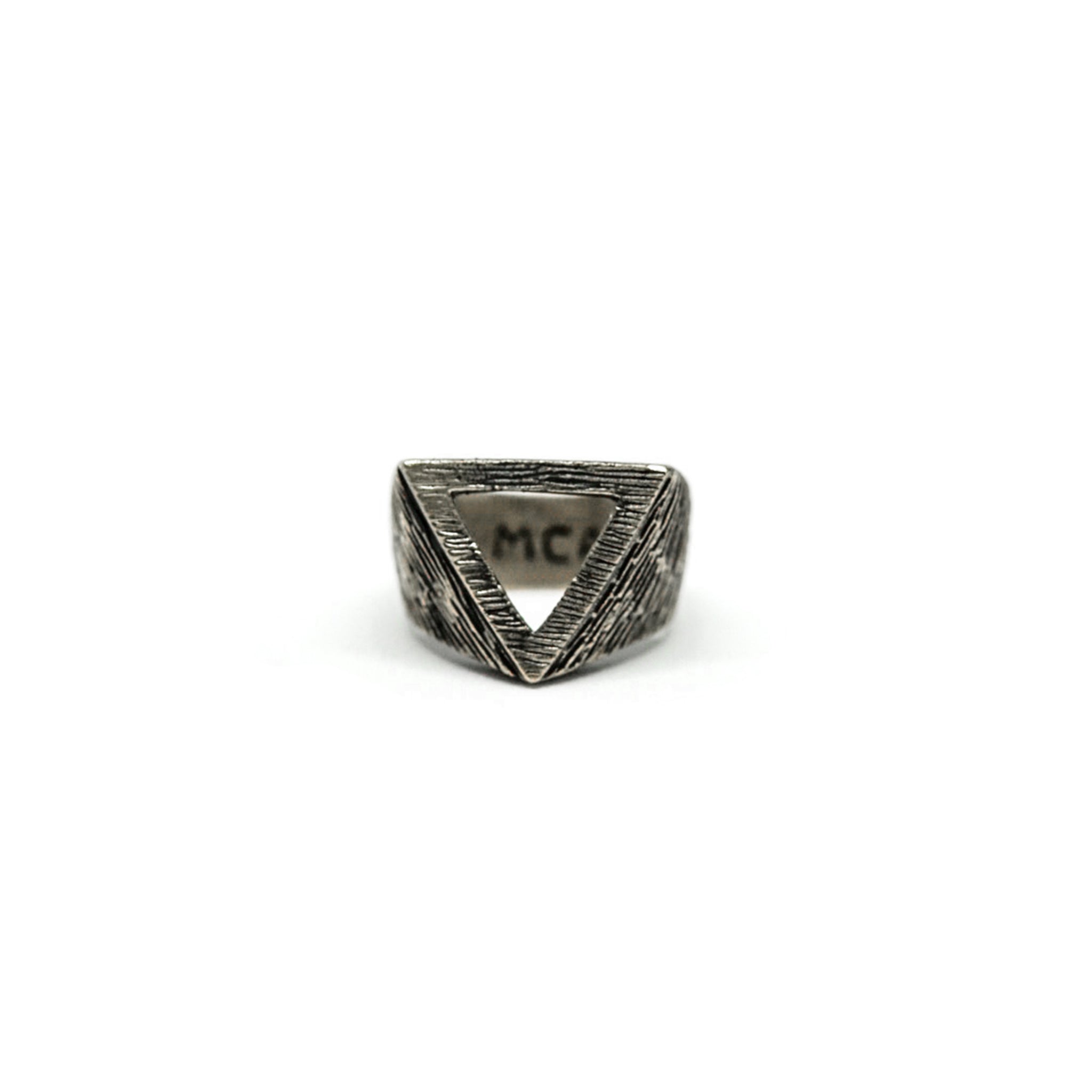Ring - Triangle Brass Tiger – Man Cave Jewelry