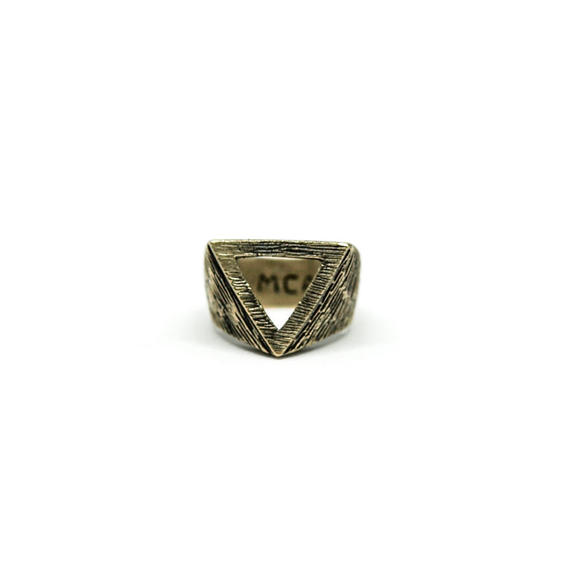 Ring - Triangle Gold Tiger