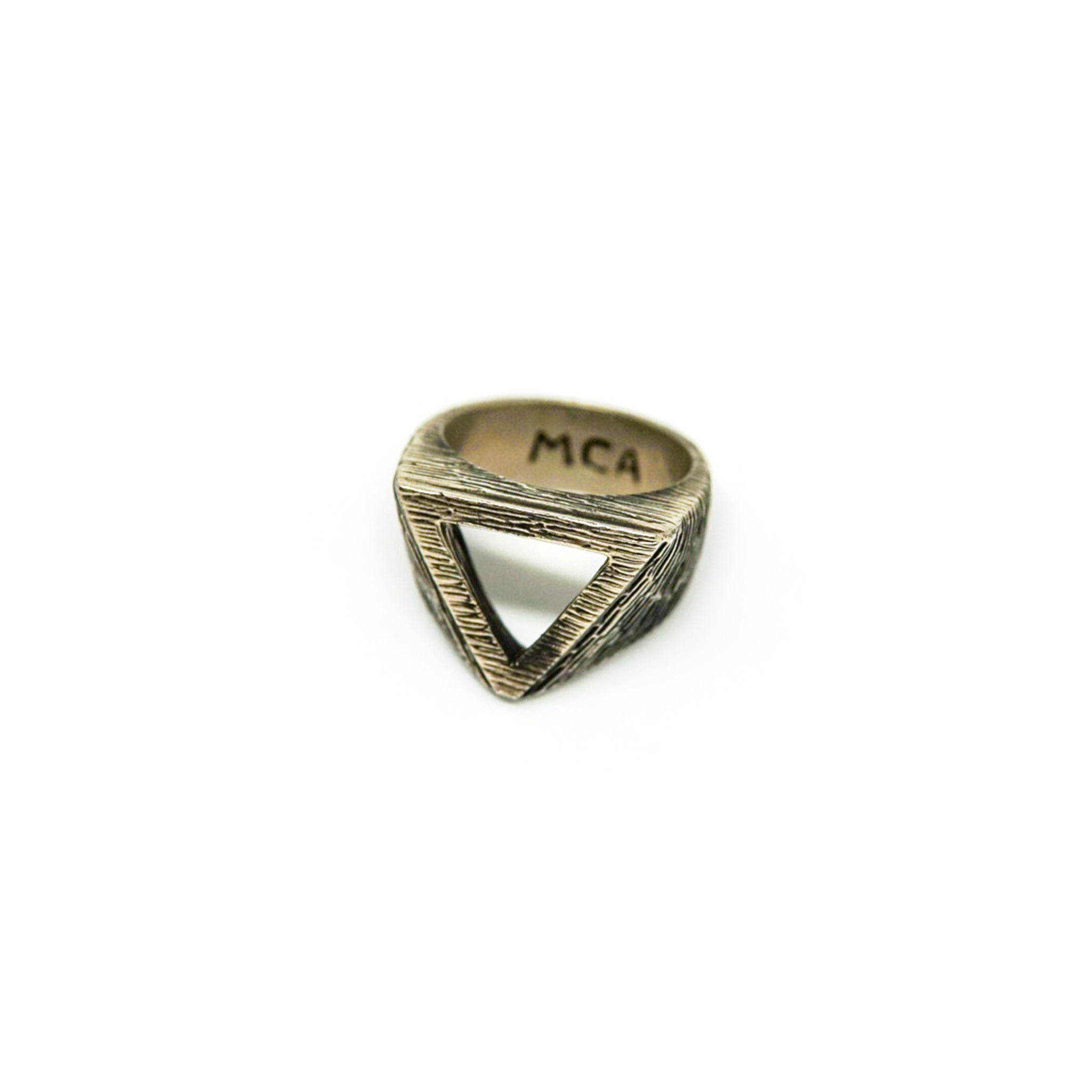 Ring - Triangle Gold Tiger – Man Cave Jewelry